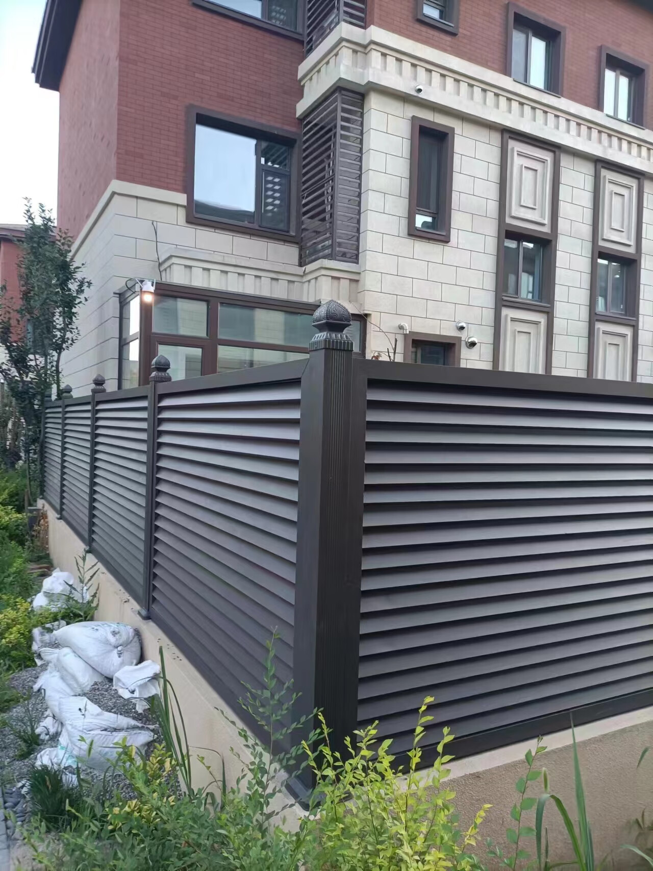 圣科莱卡梵硕围墙护栏铝合金围栏别墅花园庭院铁栅栏室外阳台栏杆中式