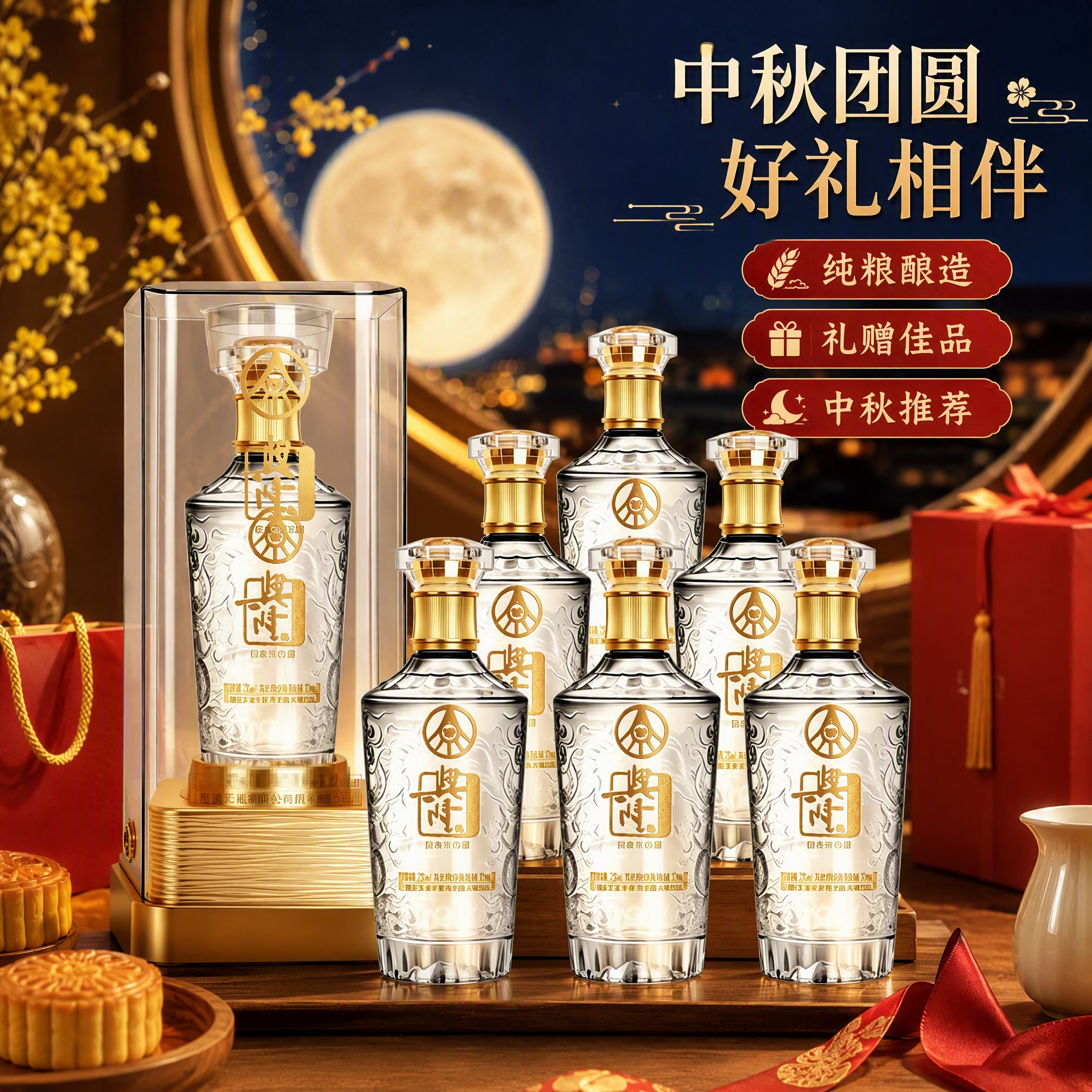 自营五粮液兴隆52度500ml*6瓶 到手457.2元