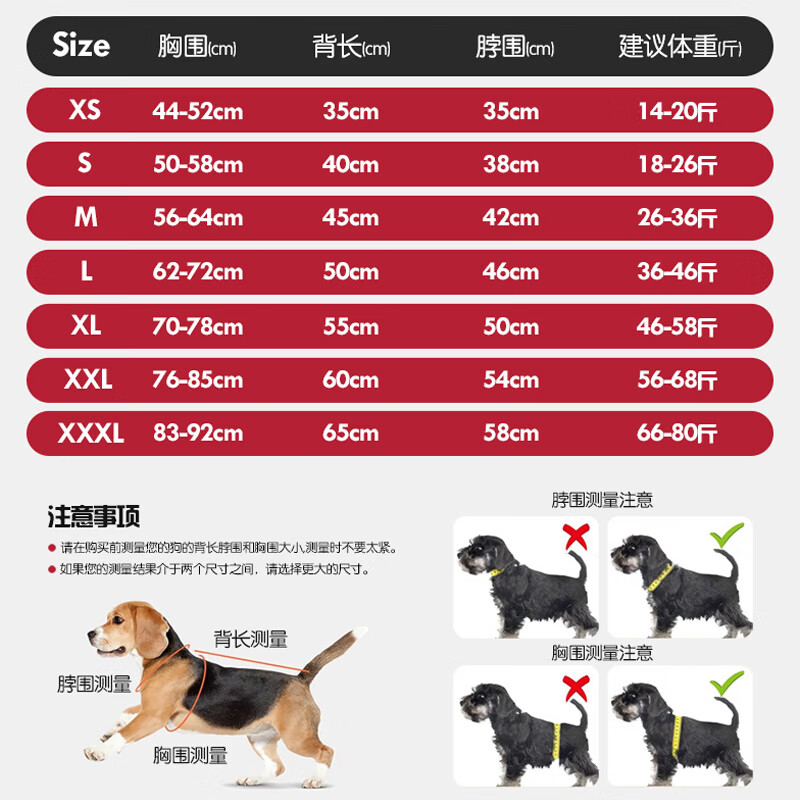 宠号狗狗衣服秋冬季加厚保暖马甲小中大型犬边牧雪纳瑞金毛柴犬 浅灰色(加厚领口 腹部可调整) 3XL (建议体重66-80斤)