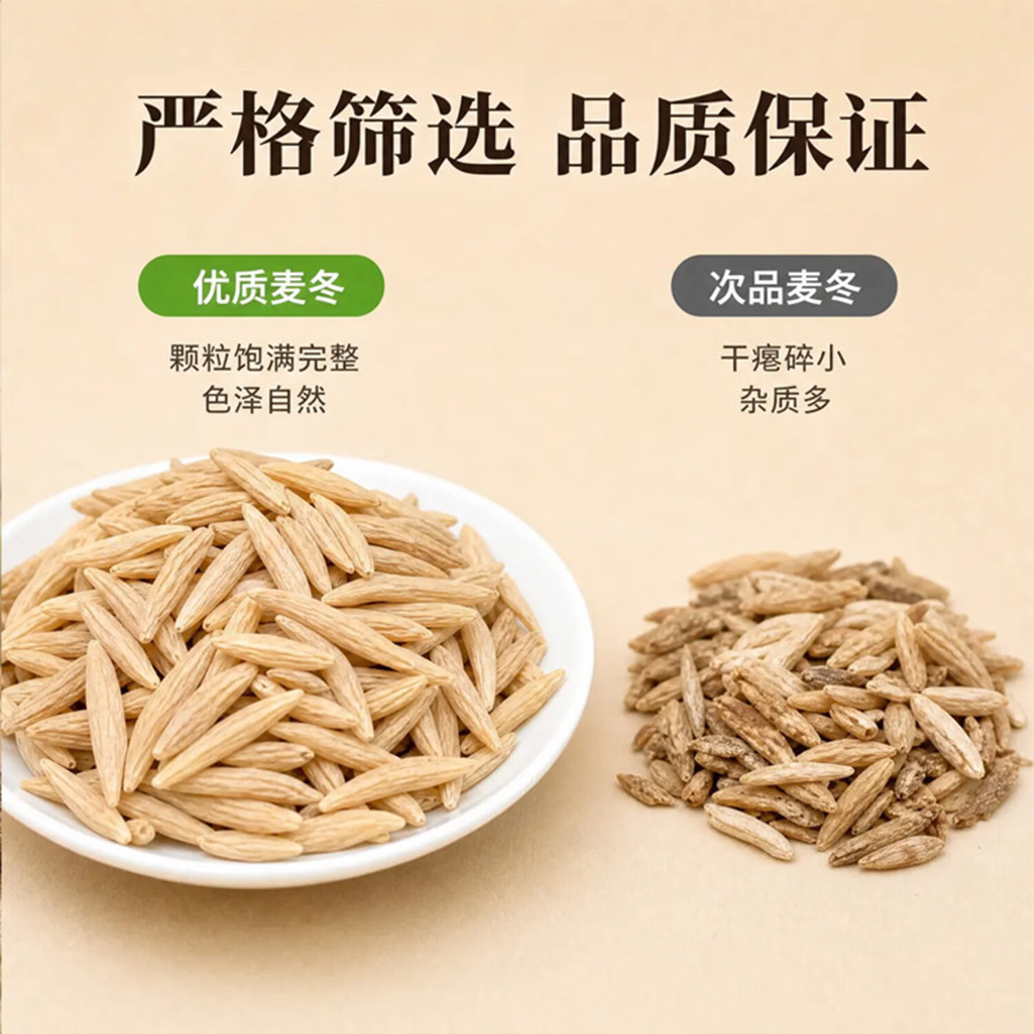 通用特级正宗麦冬野生干货泡水喝中药材品大颗粒饱满无熏无硫现货罐装 【20000g】特级正宗麦冬 100g*200罐