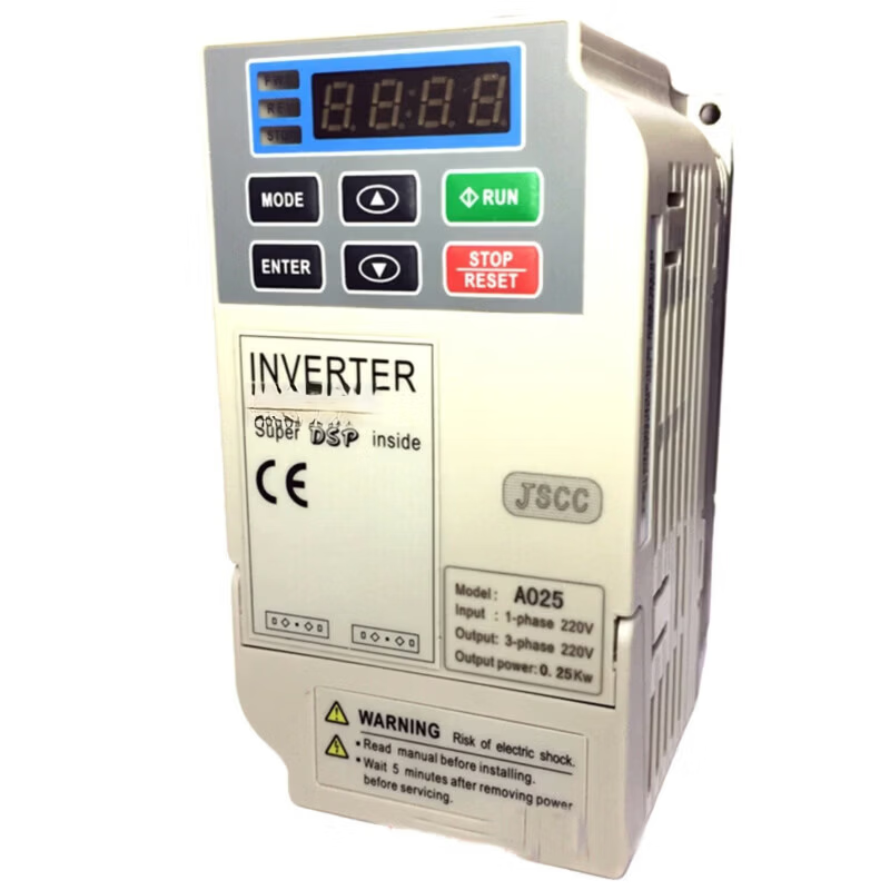 JSCC精研JSCC电机变频器全新原装250W400W单相220V三相A025A040调速器 A025