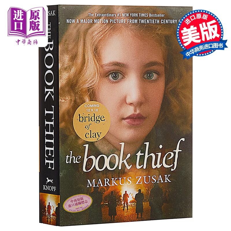 偷书贼 英文原版 the book thief (电影封面版) 电影原著小说