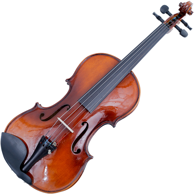 艾牧 专业演奏手工实木全单板 4/4小提琴乐器 西洋管弦 考级练习 演奏 独奏vf-310 340 VF-340(亮光-4/4身高155CM以上适用)
