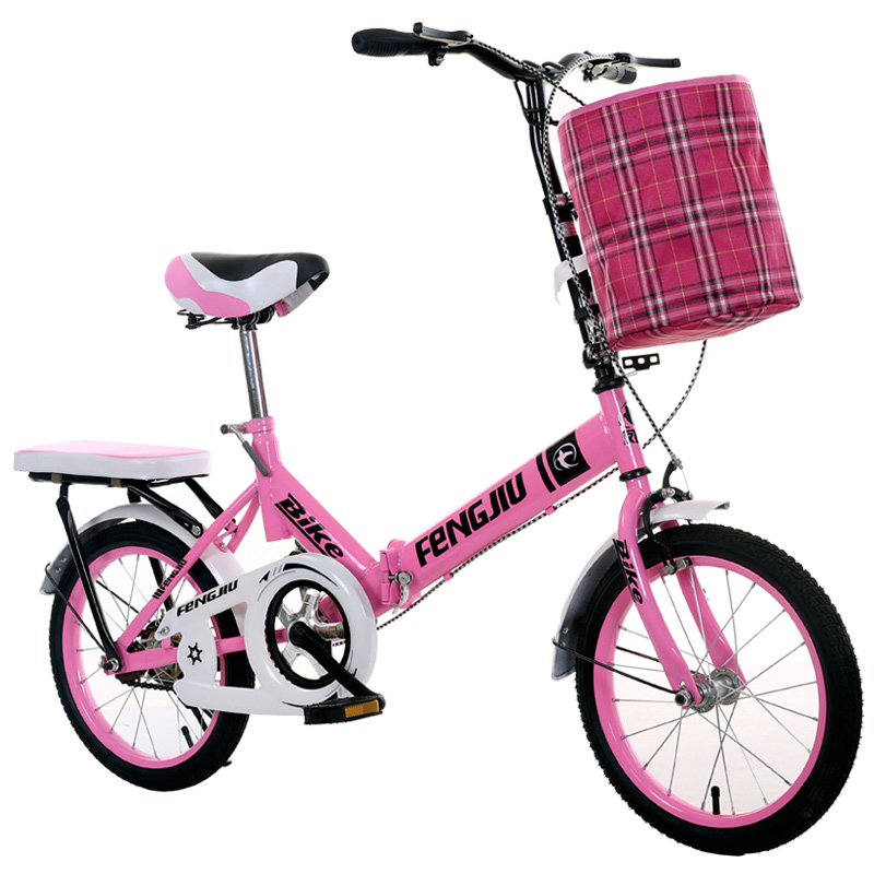 凤梨初中生自行车女生学生女10至16岁女孩折叠减震轻便携20吋上班成人