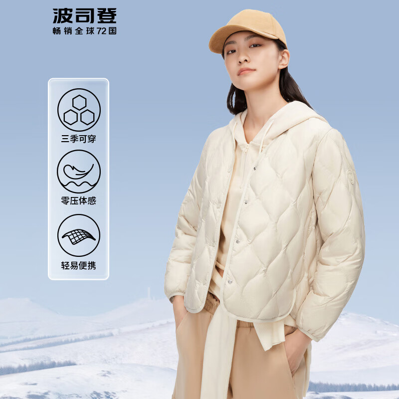 波司登2023春季轻薄羽绒服女短款休闲轻薄90绒反季外套B30131012属于什么档次？