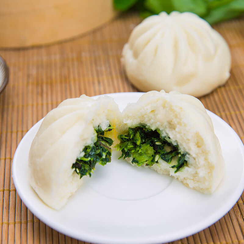 知味观 香菇菜包720g 20只 素菜包 中华老字号 早餐点心 生鲜面点