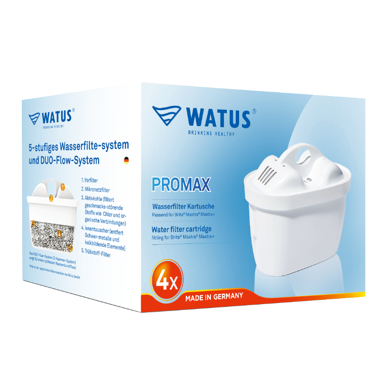 WATUS PROMAX 滤水壶滤芯 4只装