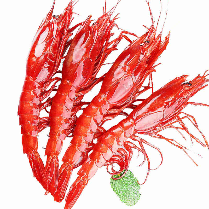 凡今仟味 鲜冻红魔虾 深海红魔虾刺身 西班牙红魔虾 大龙虾绯红胭脂虾