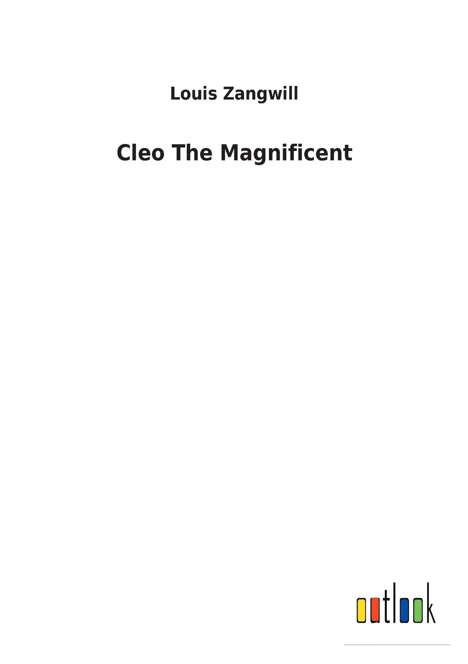 【预售 按需印刷】cleo the magnificent
