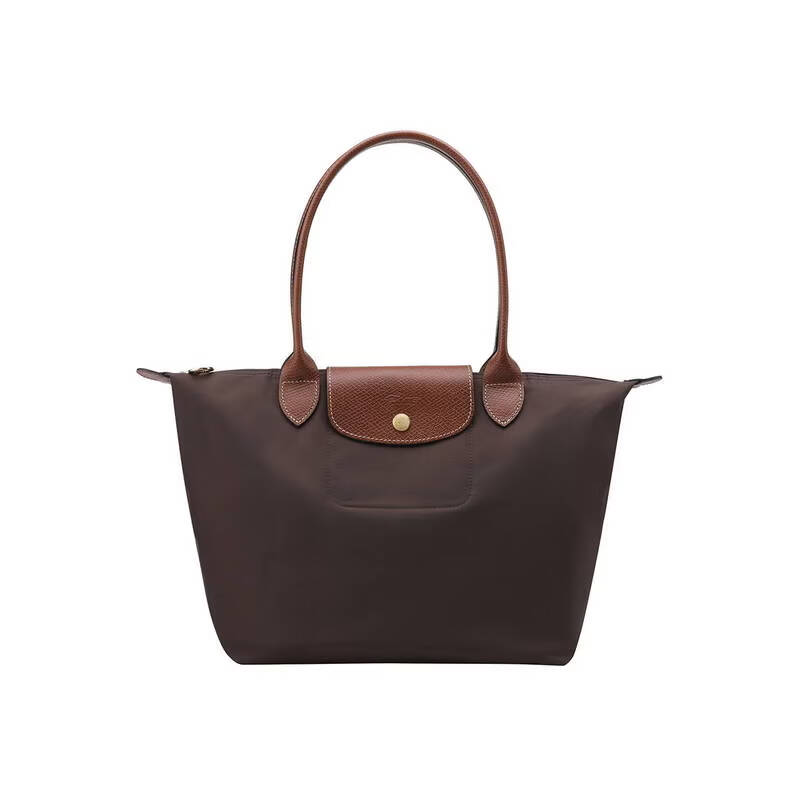 珑骧（LONGCHAMP）26秋冬新品女士经典款LePliage Original女包长柄手提托特包 礼物 棕色 中号