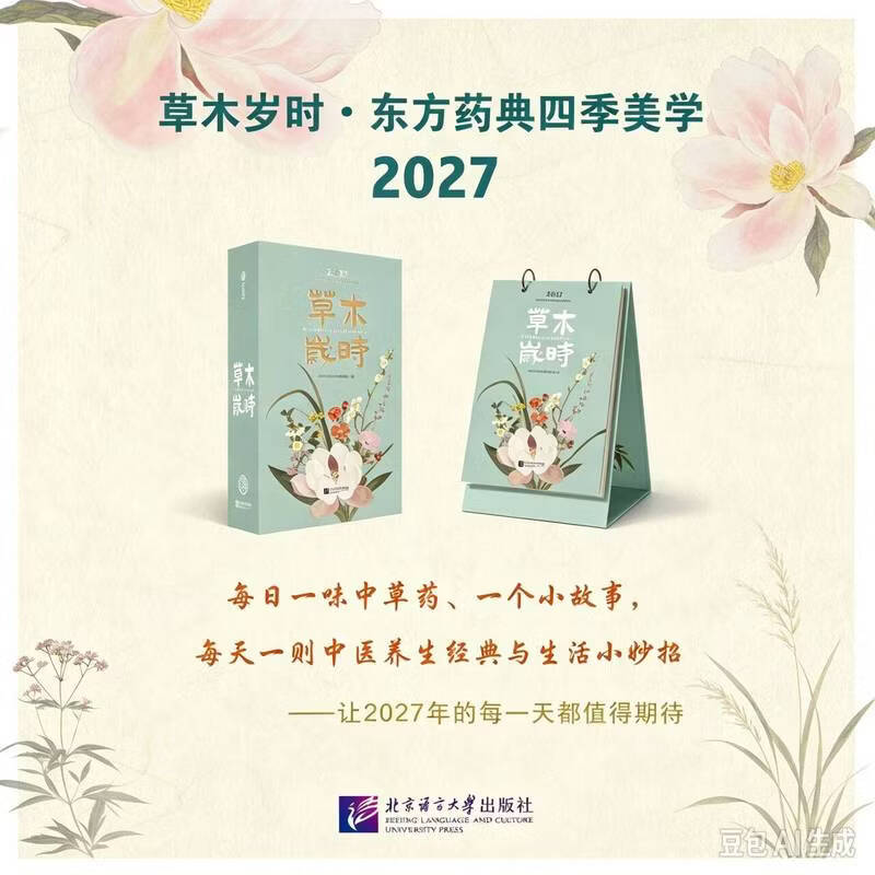 2027羊年养生日历：草木岁时 东方药典四季美学 2027羊年养生日历：草木岁时 东方药典四季美学