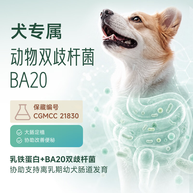 中农星Vetome活性复合益生菌口腔闪释片(犬用)70mg×10片/盒 10片*4盒