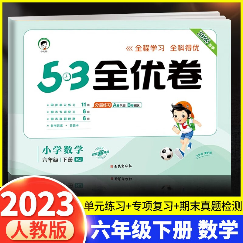 2023春季版 53全优卷六年级数学下册人教版RJ 5.3全优卷六年级数学下册