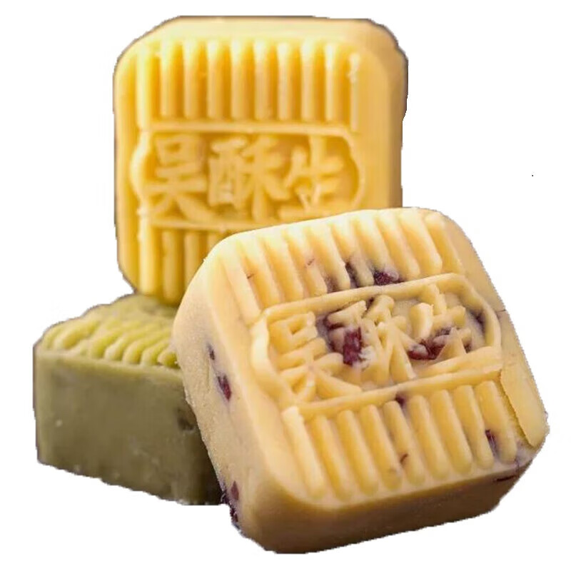 采芝斋吴酥生泡芙绿豆糕桃酥凤梨酥牛舌饼长沙网红美食 味绿豆糕15个