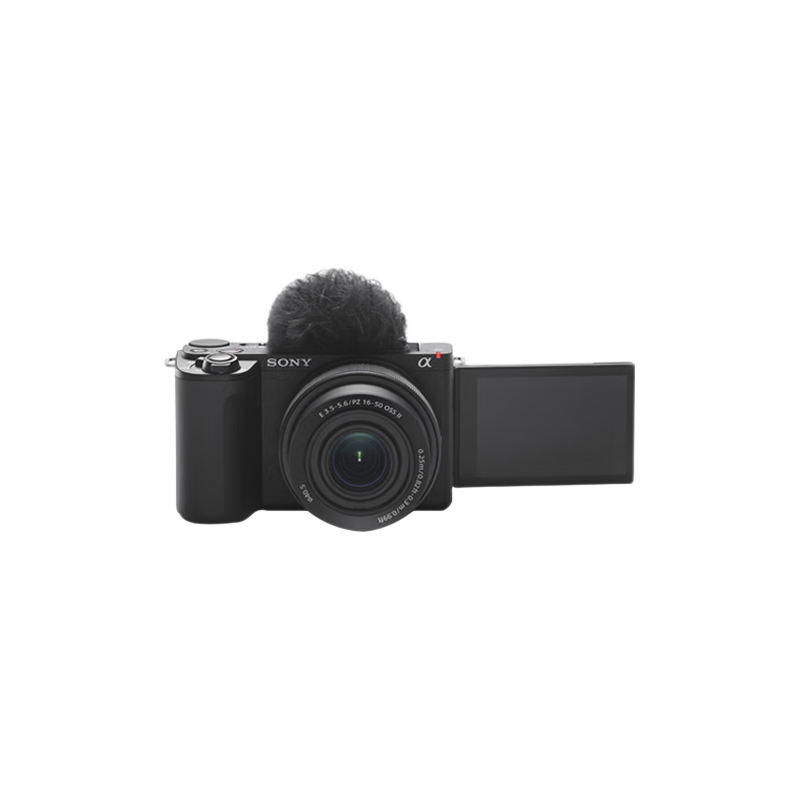 索尼（SONY） ZV-E10 二代 ZV-E10 II APS-C画幅微单相机 精准对焦 ZV-E10M2  黑色套机 标配