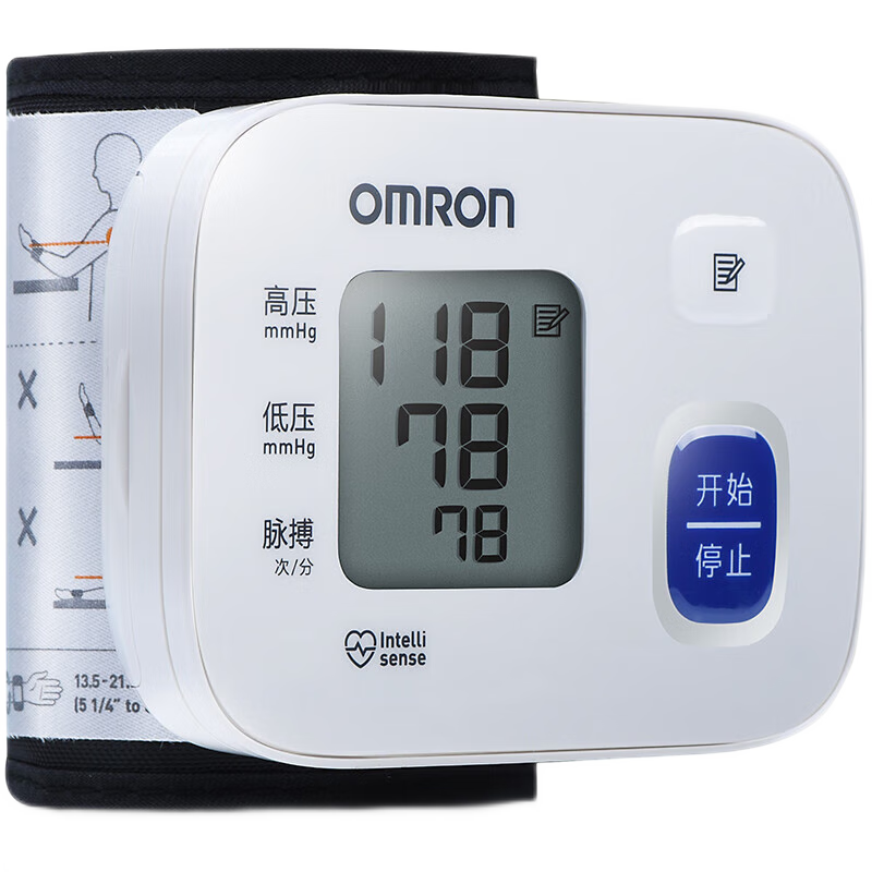 歐姆龍(OMRON)電子血壓計(jì)手腕式血壓儀家用便攜血壓測量儀醫(yī)用高精準(zhǔn)測血壓儀器 【入門款T10】升級360腕帶+15記憶+心率檢測 已售20萬臺不準(zhǔn)包退