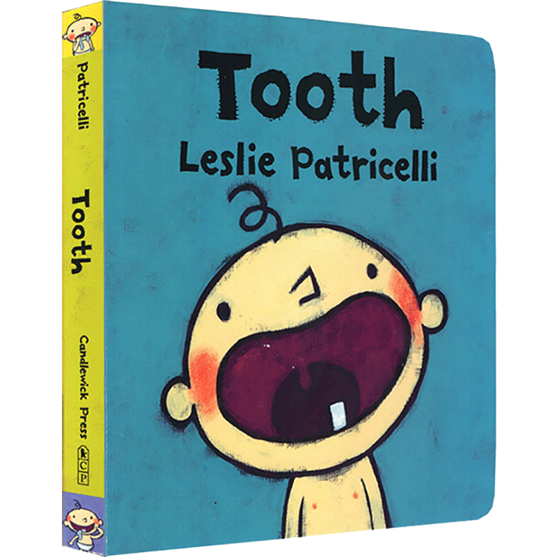 英文原版 Tooth 一根毛 脏小孩 名家 leslie patricelli 小毛孩系列 认识身体 幼儿认知启蒙图画书 0-3岁