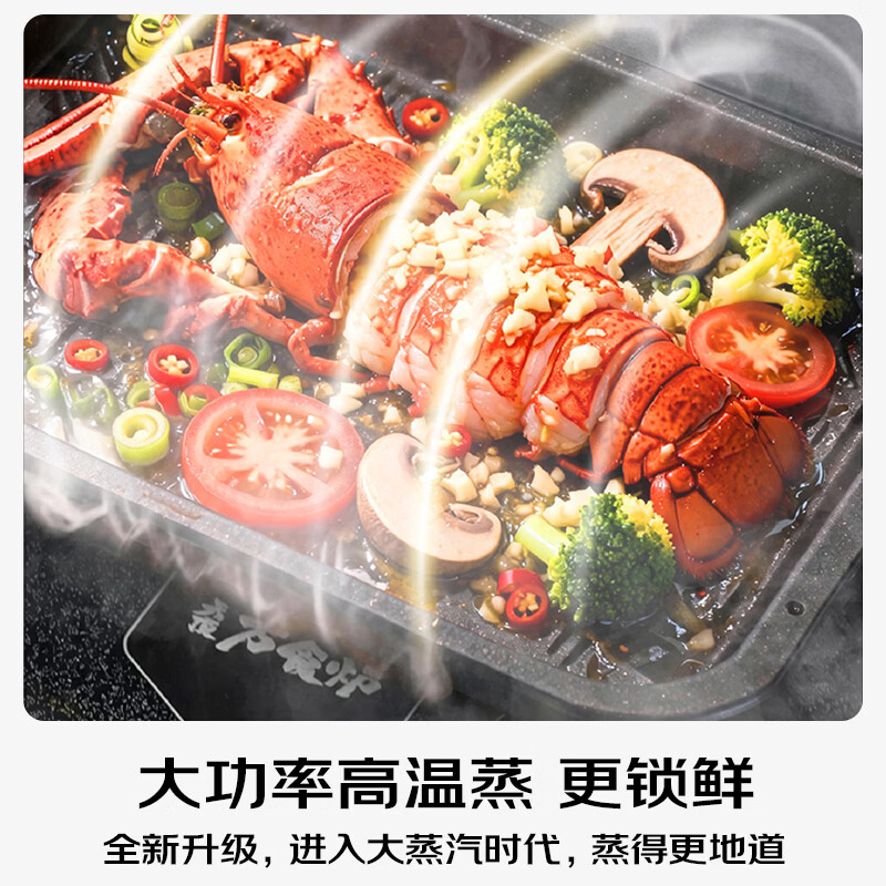 松下(Panasonic)天顶万食炉3.0Pro微波炉微蒸烤炸一体机多功能空气炸烤箱台嵌两用办公室家用一级能效NN-DS510SXPE 新品【28L|上烤下蒸炖|88道菜单】DS510