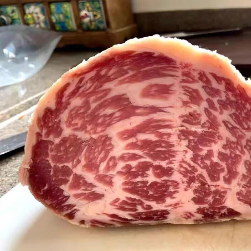 国产雪花牛霖肉牛肉清真原切牛肉牛肉不调理新鲜冷冻生牛肉烤肉火 雪花牛肉2斤装