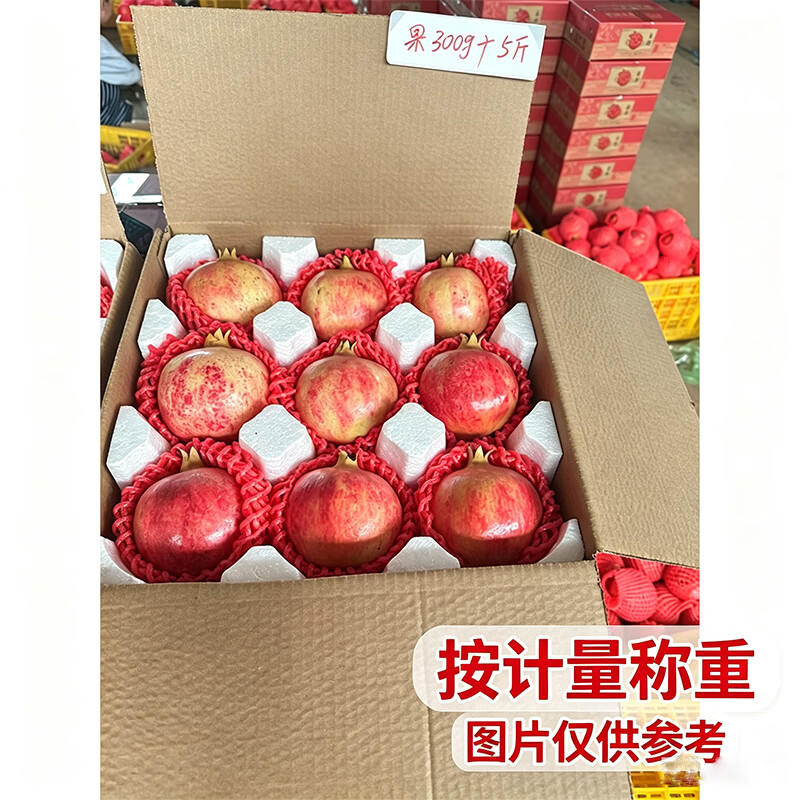 莎凰四川会理突尼斯软籽石榴新鲜应季水果源头直发 中秋送礼 净重4.5斤【单果300g+】
