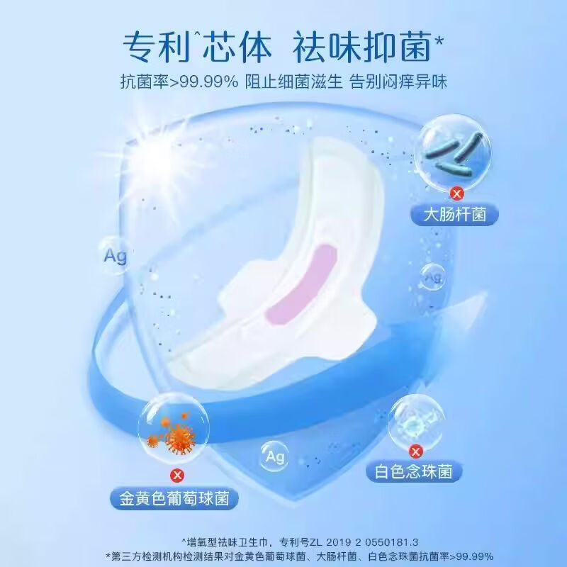 asana阿莎娜超薄棉柔190mm日用卫生巾姨妈巾芯体抑菌透气亲肤瞬吸干爽 迷你巾 190mm 100片 [5包]