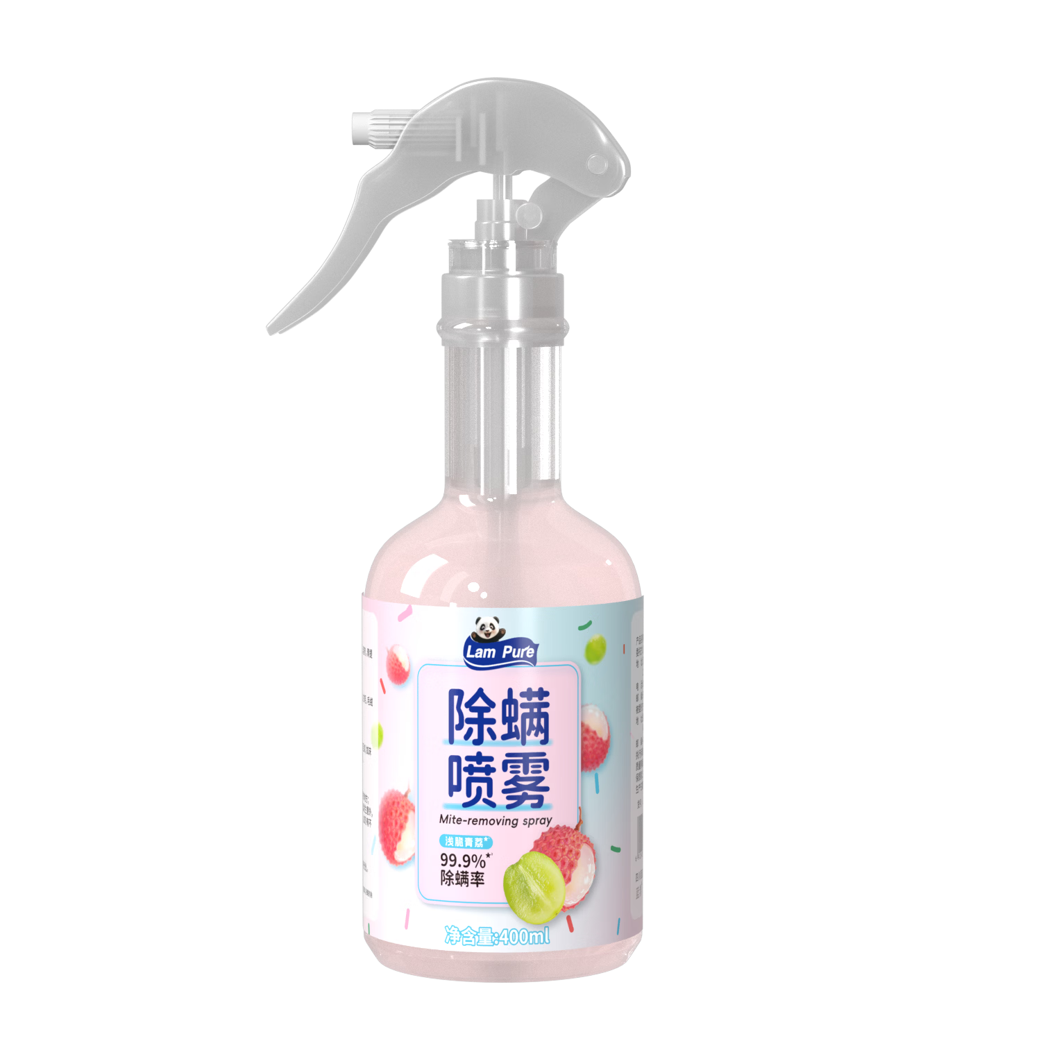 蓝漂青荔香氛除螨喷雾去螨虫床上用免洗免晒除螨率99.9%杀菌剂-lwa 青荔香除螨喷雾 400ml 2瓶 除螨率99.9%