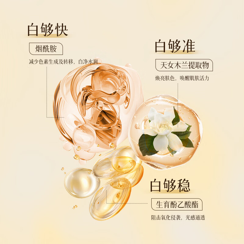 肌妍纯美白水乳护肤品套装去黄补水保湿爽肤水精华乳液 【美白舒缓】水100ml+乳100g+精华30ml