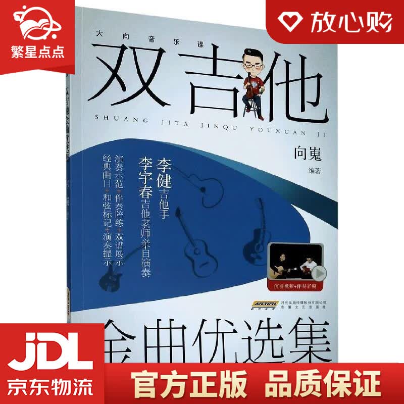 【新华书店正版图书】大向音乐课：双吉他金曲优选集 向嵬 安徽文艺出版社 正版图书