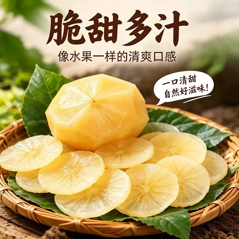 薏品甄鲜云南特产天山雪莲果 天山红泥沙雪莲果黄心新鲜水果生鲜水果 雪莲果净重5斤中果【单果150g+】送削皮刀