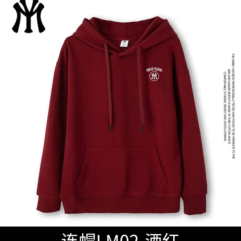 MYLY MYLY2026秋季款圆领连帽卫衣女宽松百搭长袖上衣1-3 POLO-藏青刺绣小标 3XL 【175-195斤】