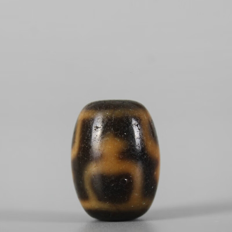 歌盼 原矿西藏宝瓶天珠 牙黄老天珠天然老矿手链串腰珠顶珠diy配珠