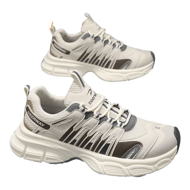 �¶��ݣ�DEERWAY��Ь����Ь2025�＾�ϵ�Ь��ʿ�������ʱ�������˶�Ь �׿�ɫ 42