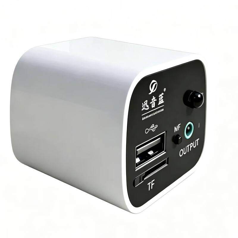 迅音蓝蓝牙接收器6.0转老音响功放光立体声输出U盘TF卡播放手机适配器 蓝牙接收器+遥控器+一对二音频线