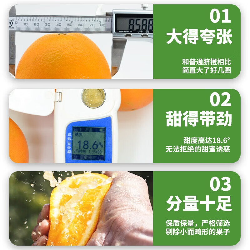 旭霁云南锦红冰糖橙【多地次日达】甜橙子新鲜水果 9斤装[头茬鲜果70g+]净重8.5斤