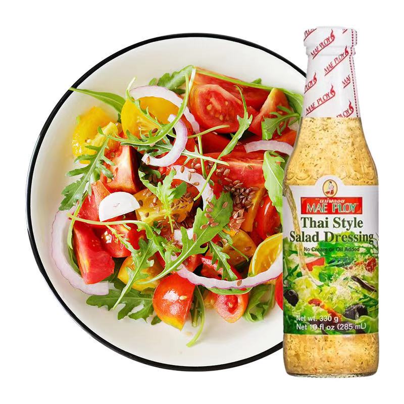 泰国进口 泰娘沙拉酱330g泰式0脂肪水果蔬菜沙拉汁色拉酱调味酱料