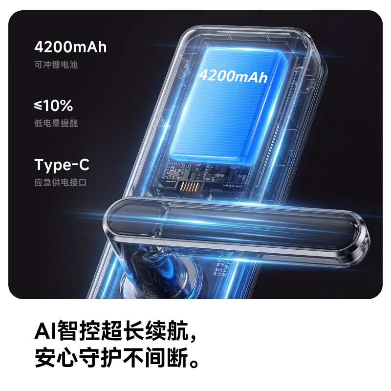 DRESEN智能门锁3D人脸识别掌静脉可视猫眼大屏指纹密码锁家用木门电子锁 9合1开锁+可视大屏+实时监控+免费安装