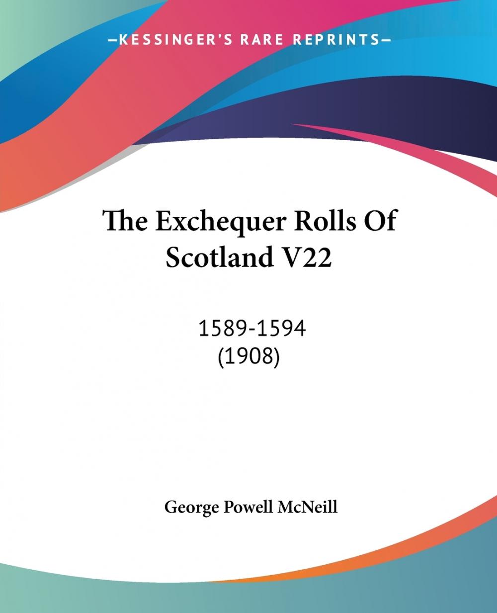 预售 按需印刷 the exchequer rolls of scotland v22