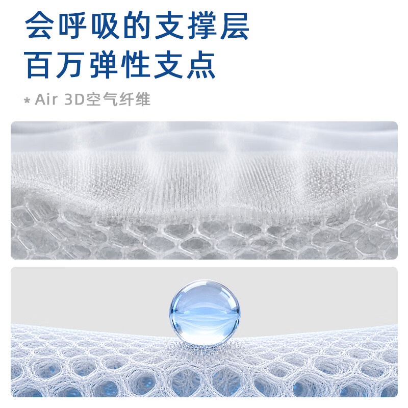 浪栖天际零压记忆棉可拆洗独立袋弹簧床垫席梦思同款主卧床垫子可定制 天际经典【偏硬护脊 22cm】七分区 1.8*2米