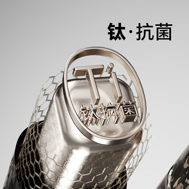 KITCHOICE【99.7%纯钛】筷子家用五色高档餐具中空防烫防滑耐高温抑菌5双 【99.7%TA1纯钛】 5双 冰花结晶工艺