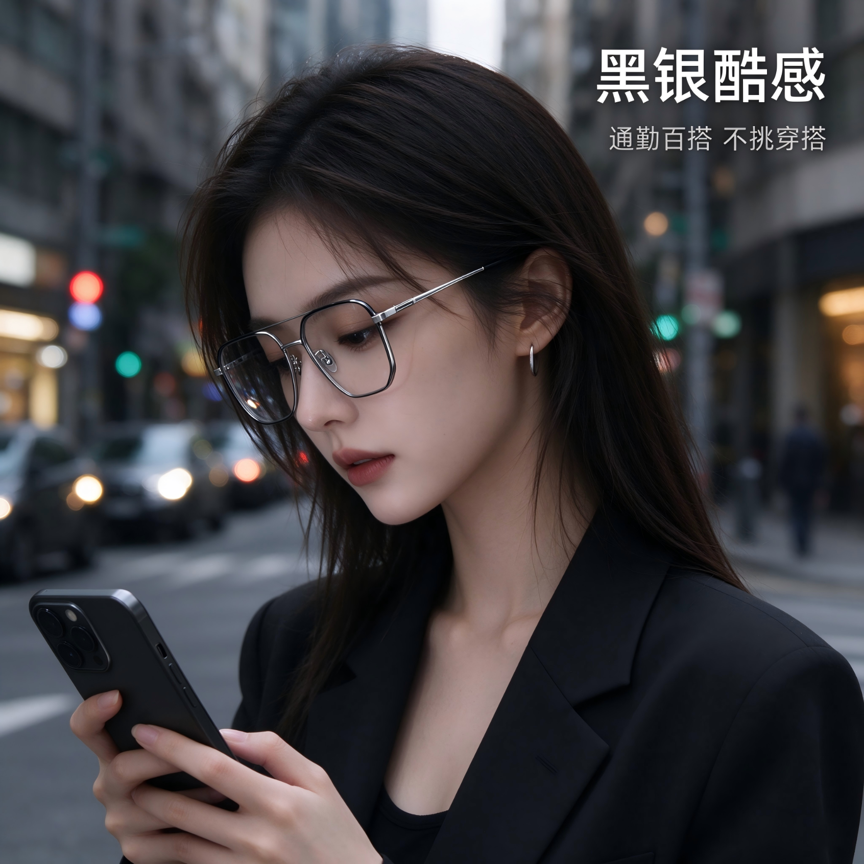 时尚减龄大框老花镜超轻不压鼻防蓝光抗疲劳单双光舒适老花眼镜 灰色【高清防蓝光镀膜】 高品质护眼250度/建议60-64岁