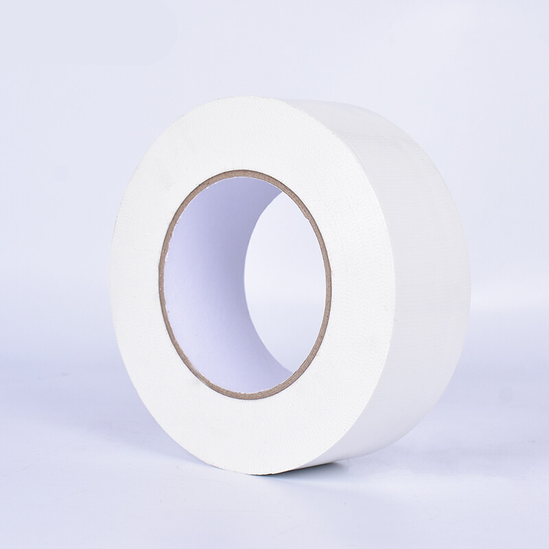 珮颖布基胶带彩色地毯胶带 强力防水胶布牛皮胶地板胶 白色45mm宽*10