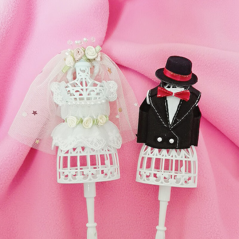 虹弦见定制蜜袋鼯手工小衣服用品仓鼠花枝鼠松鼠金丝熊飞鼠服装 婚纱