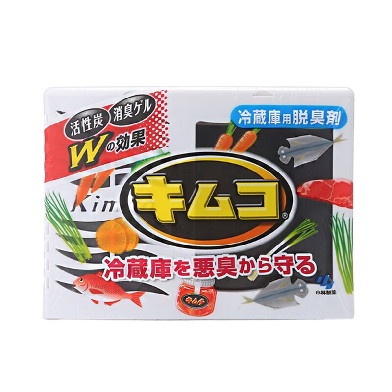 日本原装进口小林制药(kobayashi)冰箱除味剂活性炭除臭剂啫喱除异味