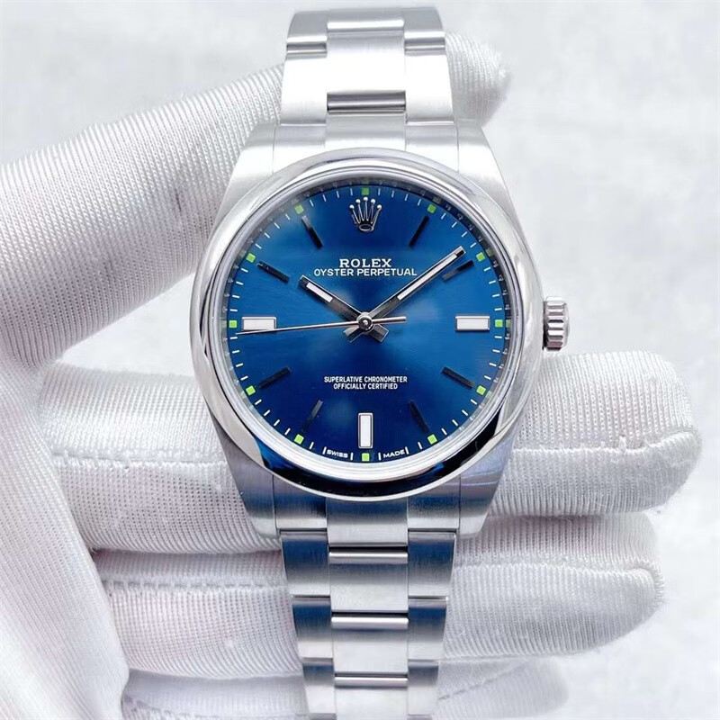 劳力士男表蚝式恒动系列自动机械精钢39mm瑞士奢侈品二手手表钟表腕表