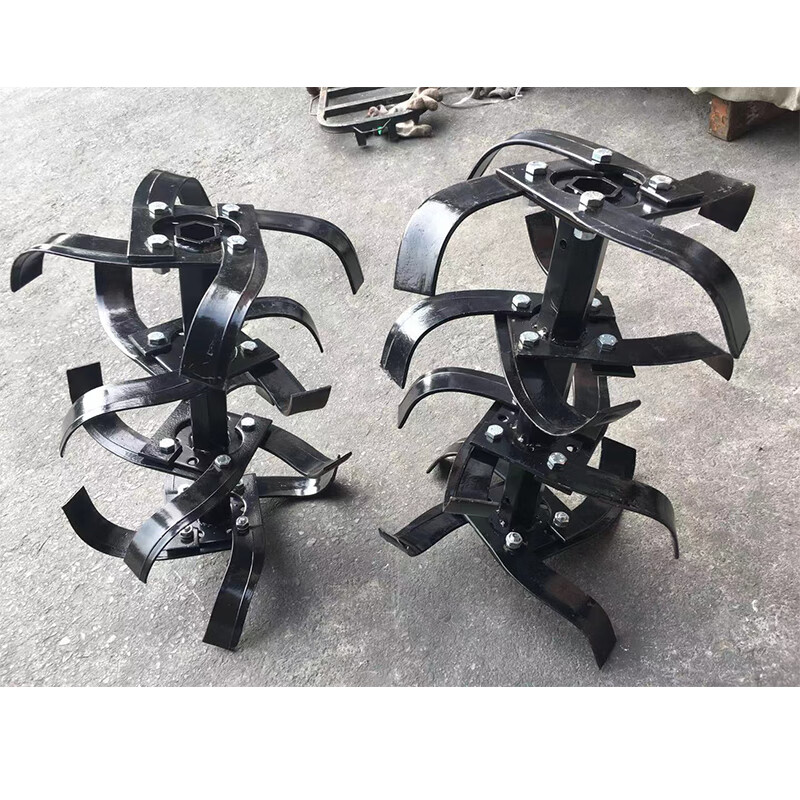 墨薰槿旱地刀2个微耕机配件168荒地刀片旋耕机186农机刀具23三片四组