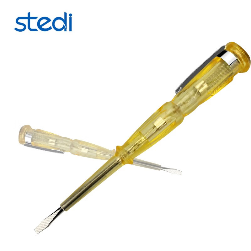 司特力试电笔 家用线路检测接触式氖泡试电笔螺丝刀经典款测电笔 经典