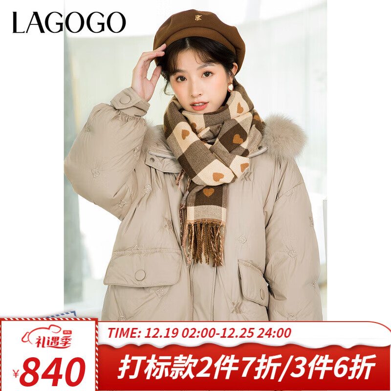 寻找时尚又保暖的女士羽绒服？来【lagogo官方旗舰店】！|JD女士羽绒服价格走势