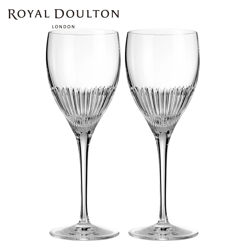 royal doulton 英国皇家道尔顿进口红酒杯水晶杯玻璃杯对杯马蹄莲