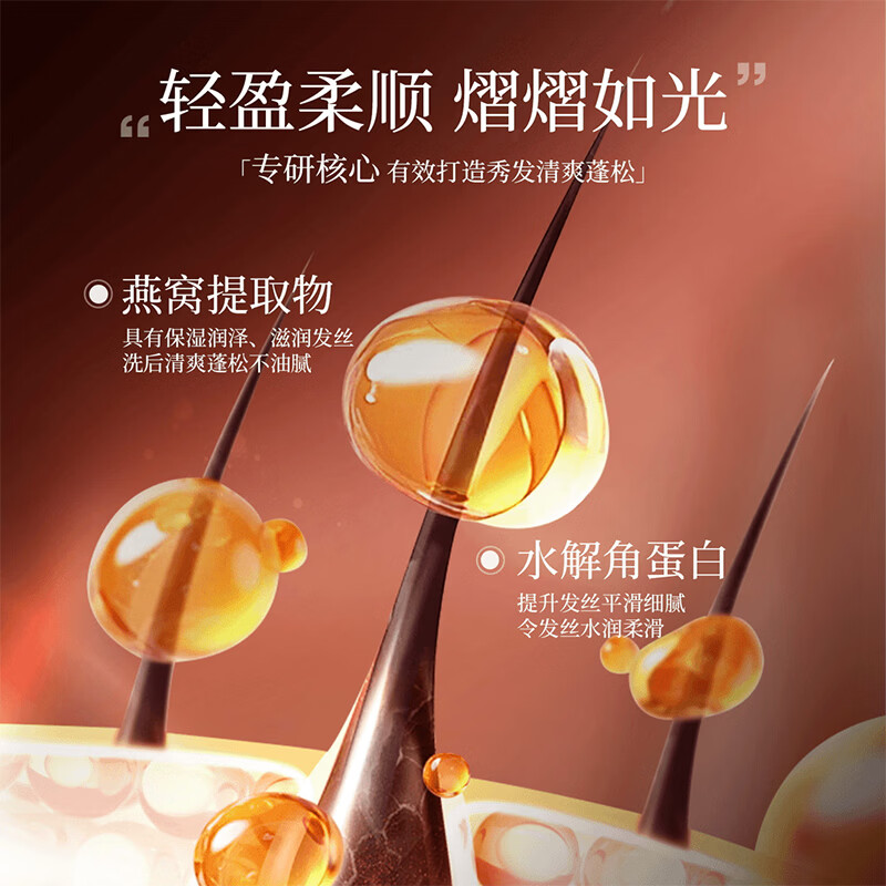 硕美博士燕窝蛋白发膜呵护润养改善干枯毛躁柔顺光泽免蒸精华护发素男女士 燕窝蛋白发膜300gx2瓶