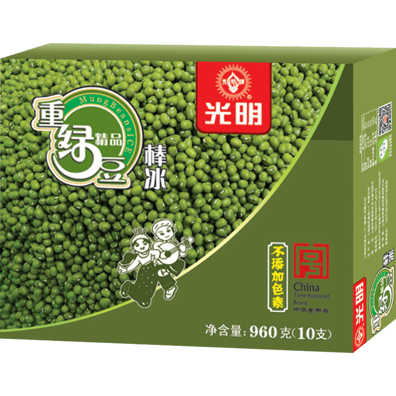 夏日清凉享受，光明精品重绿豆棒冰96g*10支价格历史和销量趋势分析|查冰淇淋价格历史